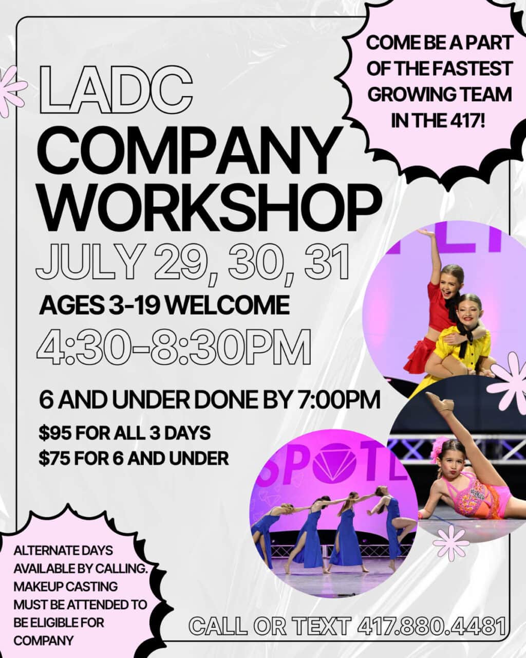 LADC Company Workshop Flyer